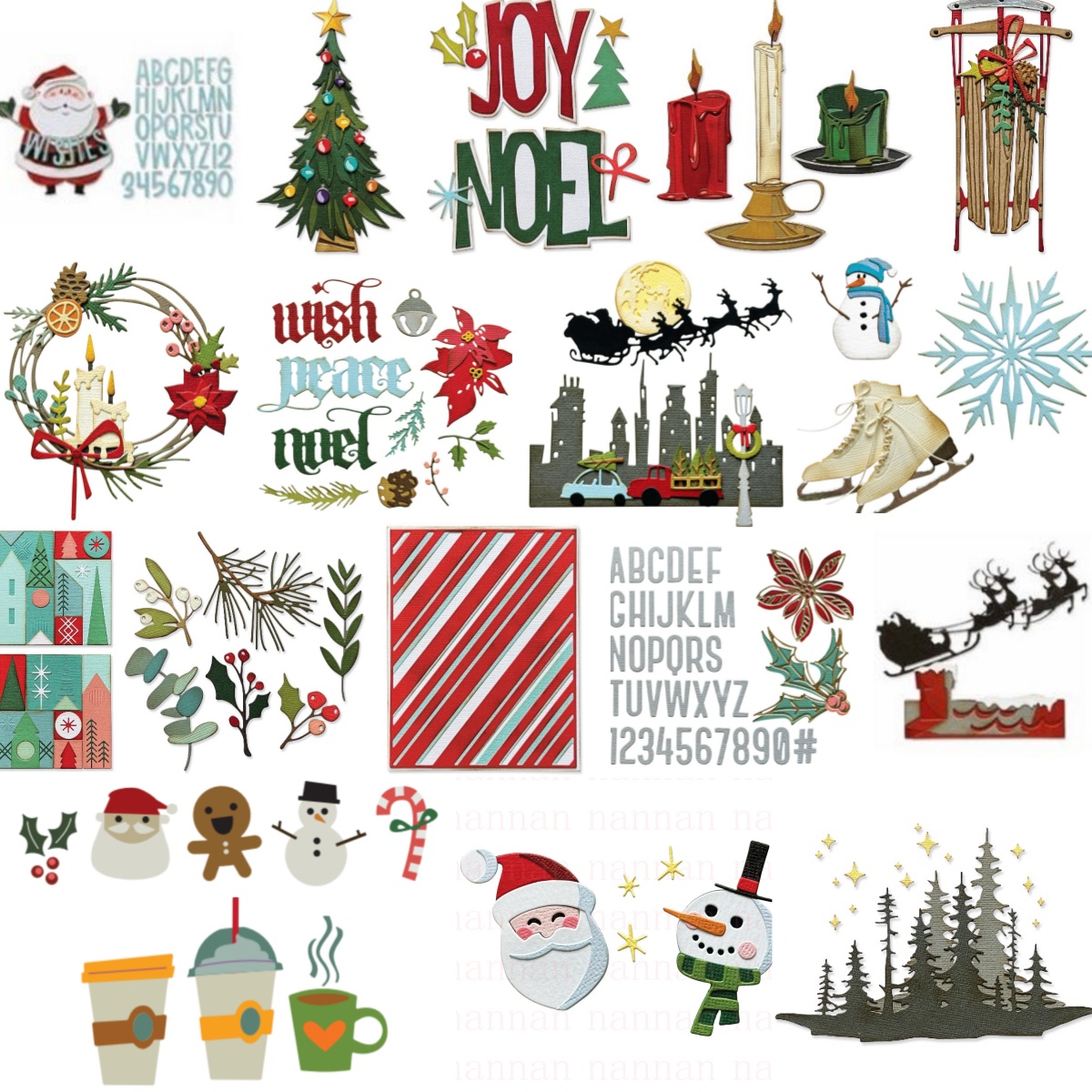 Candle Making Guide - Christmas New Santa Tree Candleshop Metal
