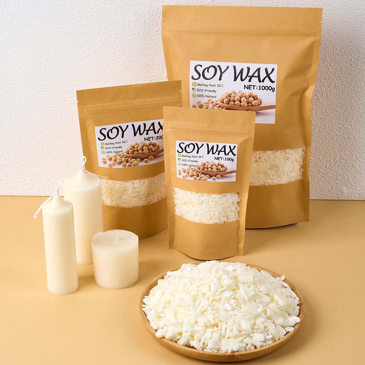 Candle Making Equipment - 1 Pounds Pure White Soy Wax