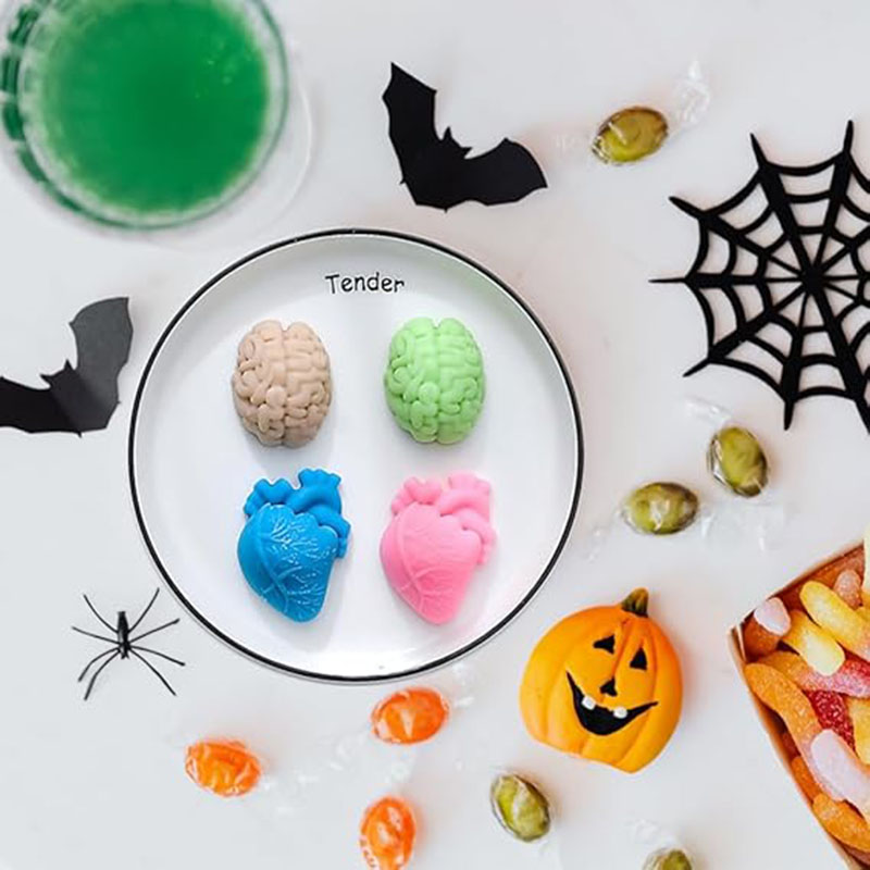 Candle Making Activity - Human Brain And Heart Silicone Molds