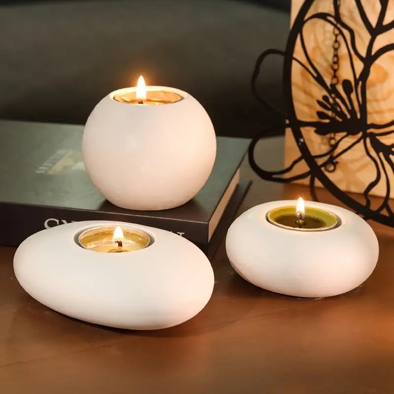 Candle Making Equipment - Tealight Candle Holder Resin Silicone Mold,
