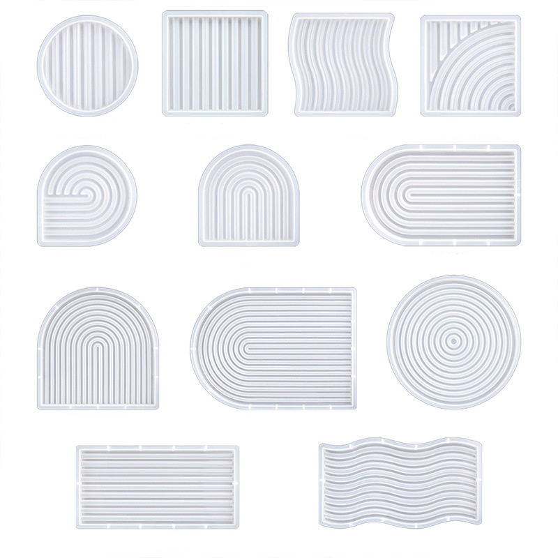 Candle Making Equipment - DIY Striped Wave Tray Mold For