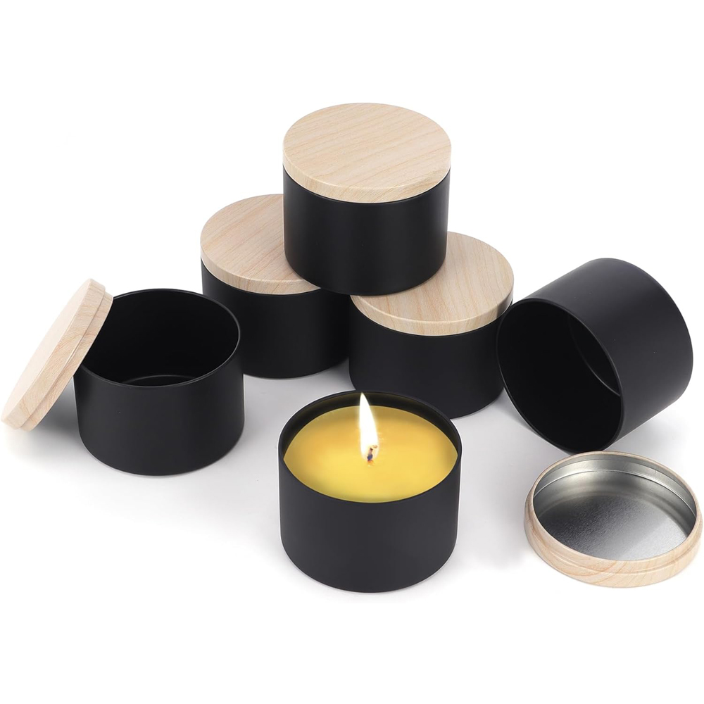 White Candle tins with Metal W - Candle Making Homewood recension och pris