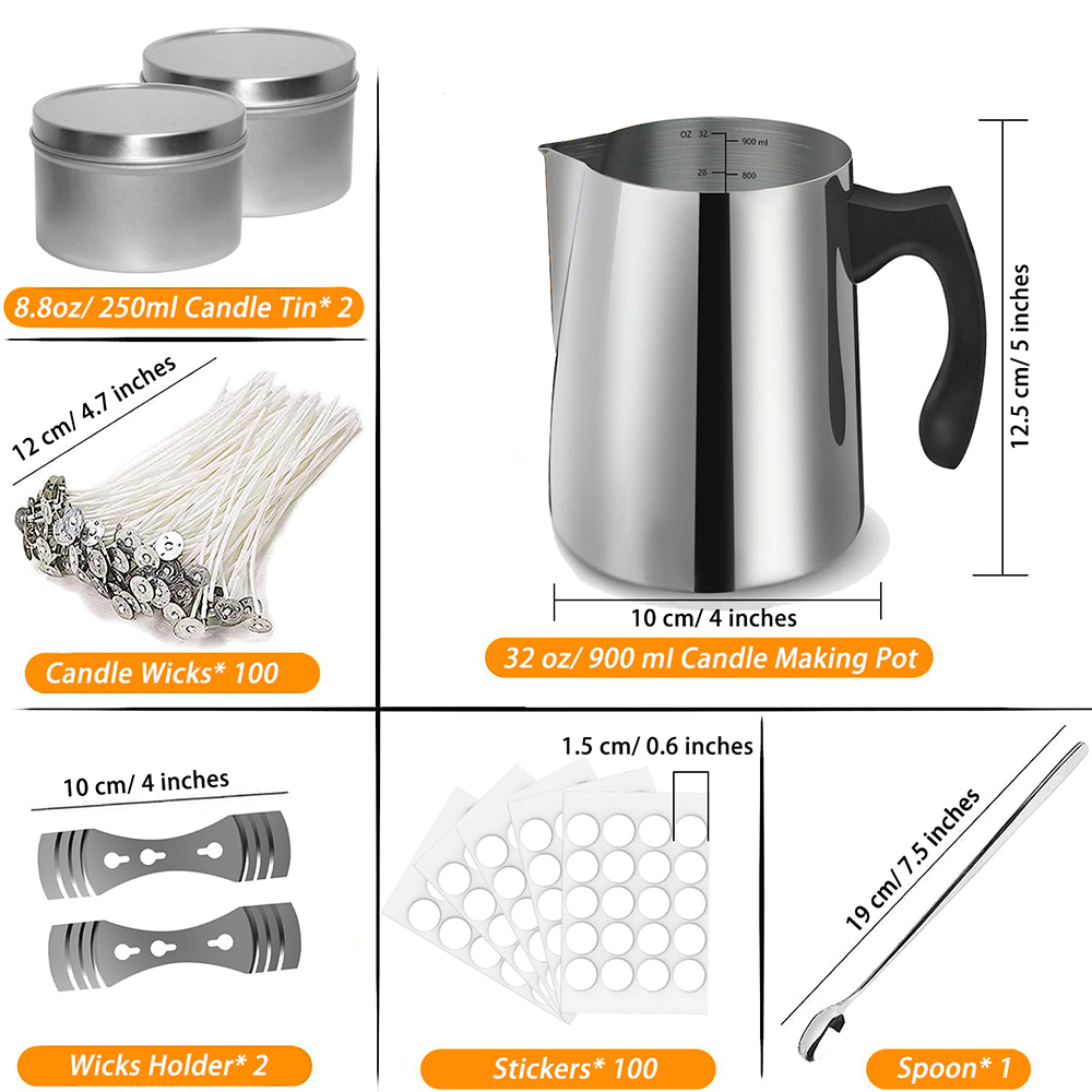 Candle Making Starter Kit Supp - Candle Making Vessels recension och pris