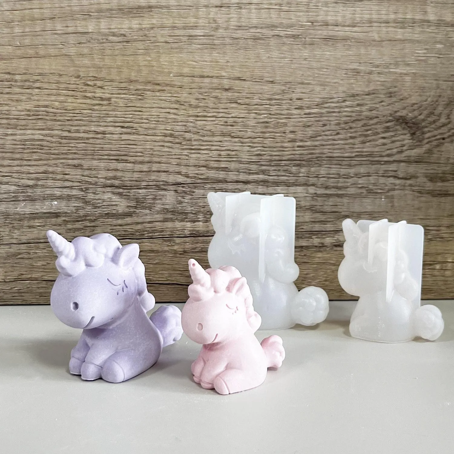 3D Geometric Silicone Unicorn  - Candle Making Equipment recension och pris