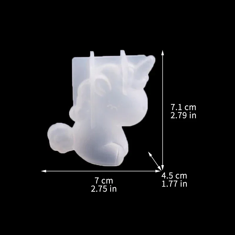 3D Geometric Silicone Unicorn  - Candle Making Equipment recension och pris