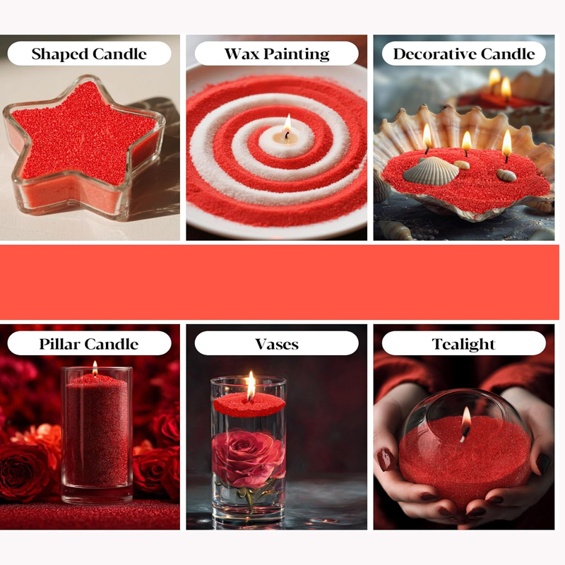 100G Green White Red Sand Pear - Candle Making Kit recension och pris