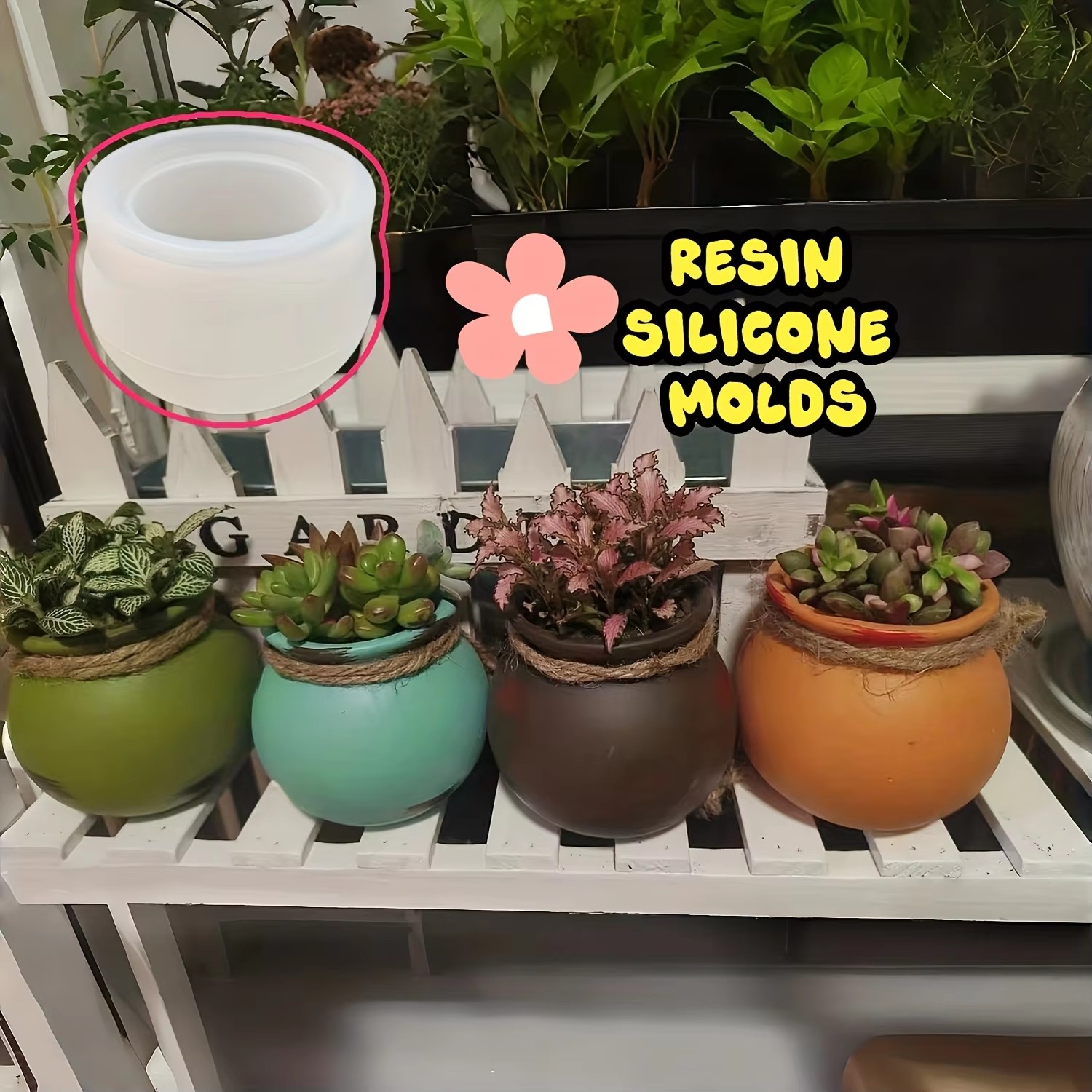 Silicone Flower Pot Molds, Res - Candle Making Equipment recension och pris