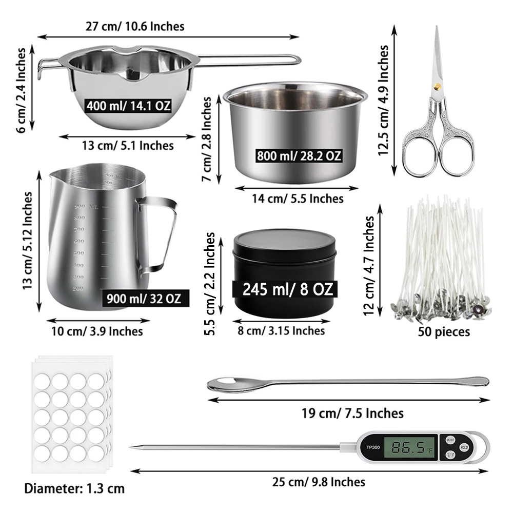 Glintmos DIY Candle Making Kit - Candle Making Kit recension och pris