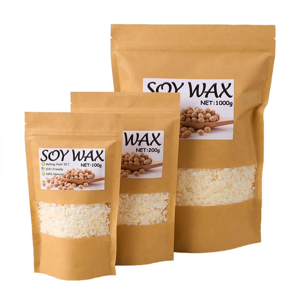 1 Pounds Pure White Soy Wax Fo - Candle Making Equipment recension och pris