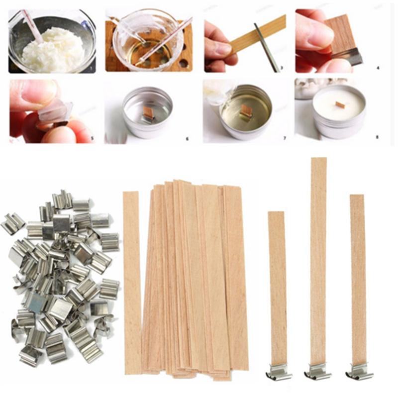 Top quality 100sets Wood Candl - Candle Making Homewood recension och pris