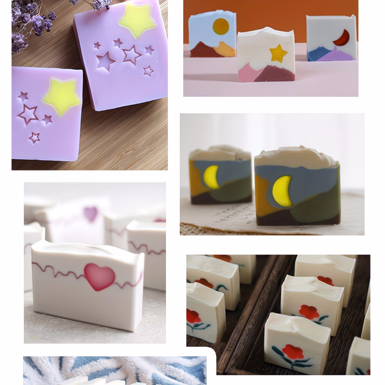Silicone Tube Mold Star Heart  - Candle Making Youtube recension och pris