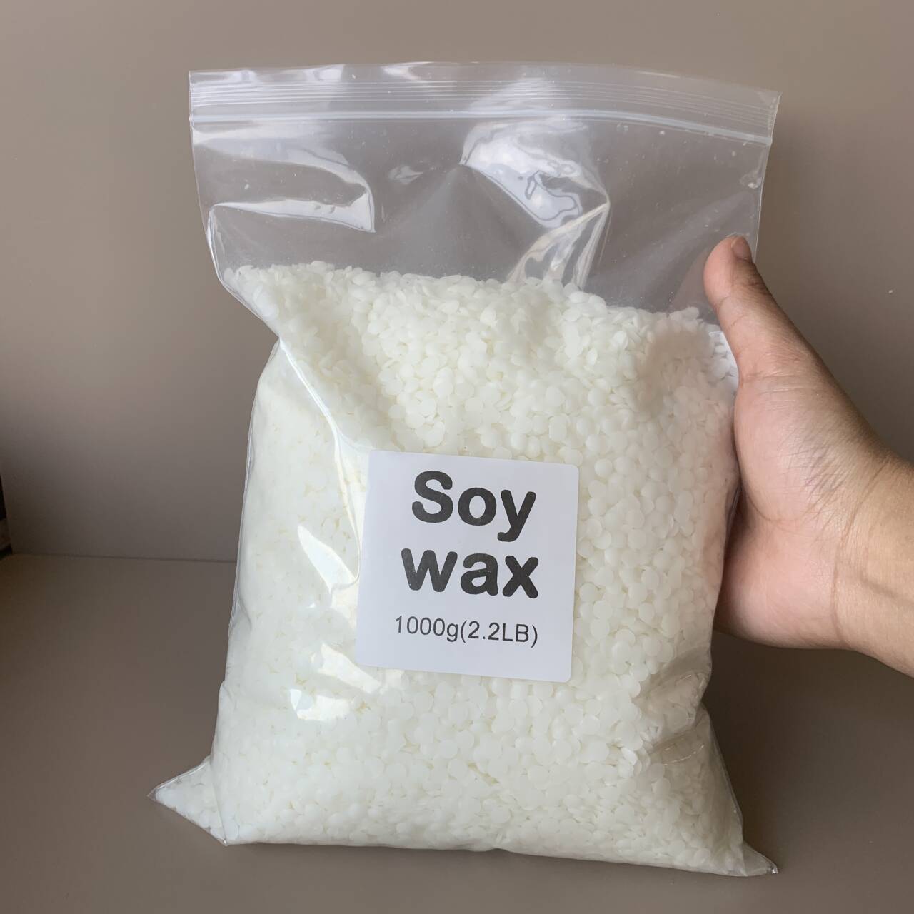 50g-1000g 100% natural Soy Wax - Candle Making Activity recension och pris