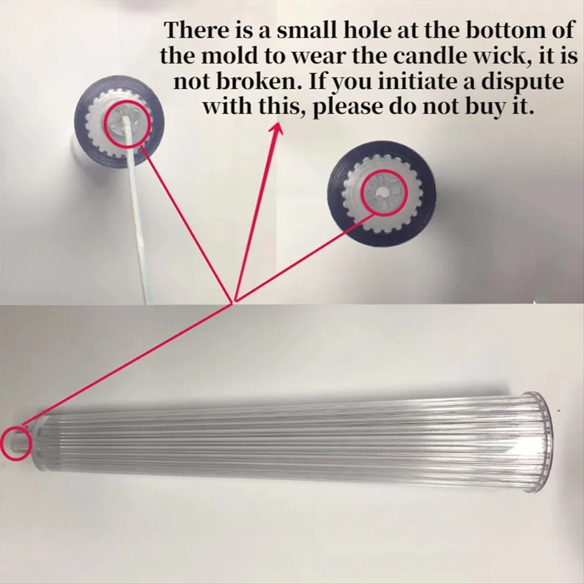 *ABAB Striped Long Pole Column - Candle Making Kit recension och pris