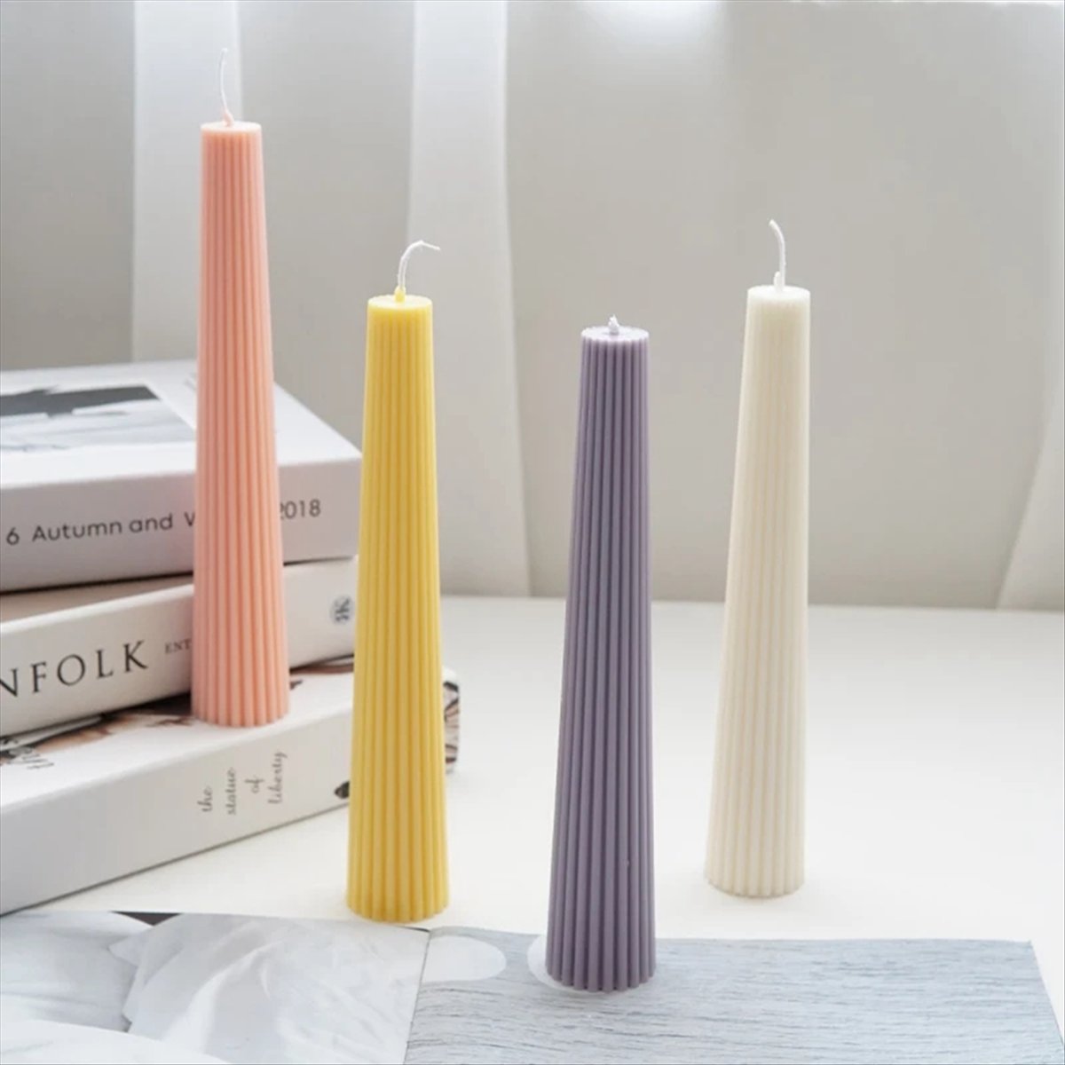 *ABAB Striped Long Pole Column - Candle Making Kit recension och pris