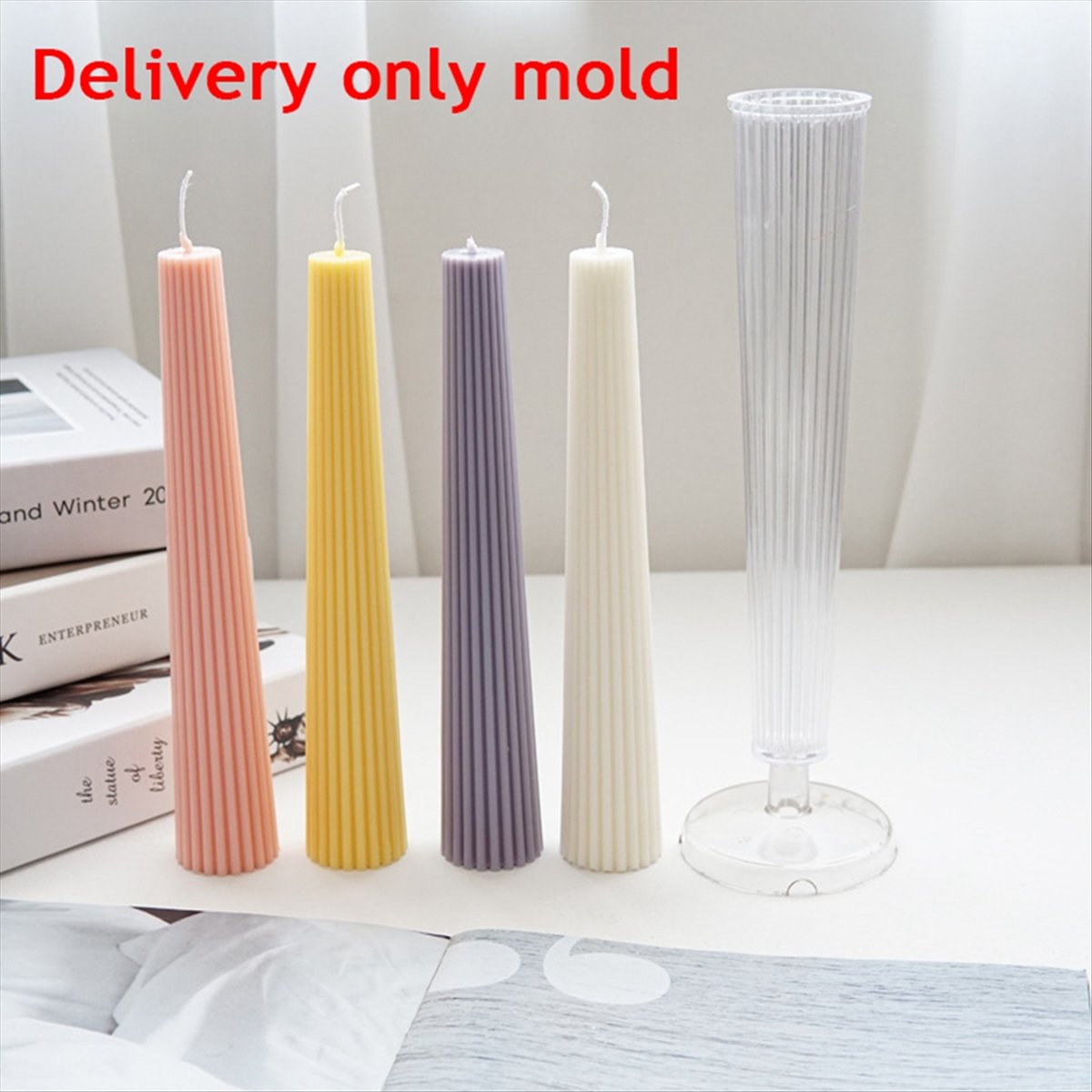 *ABAB Striped Long Pole Column - Candle Making Kit recension och pris