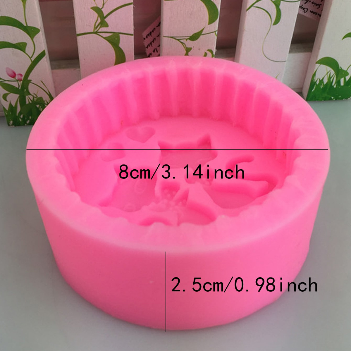 1-Piece Silicone Cat Soap Mold - Candle Making Course recension och pris