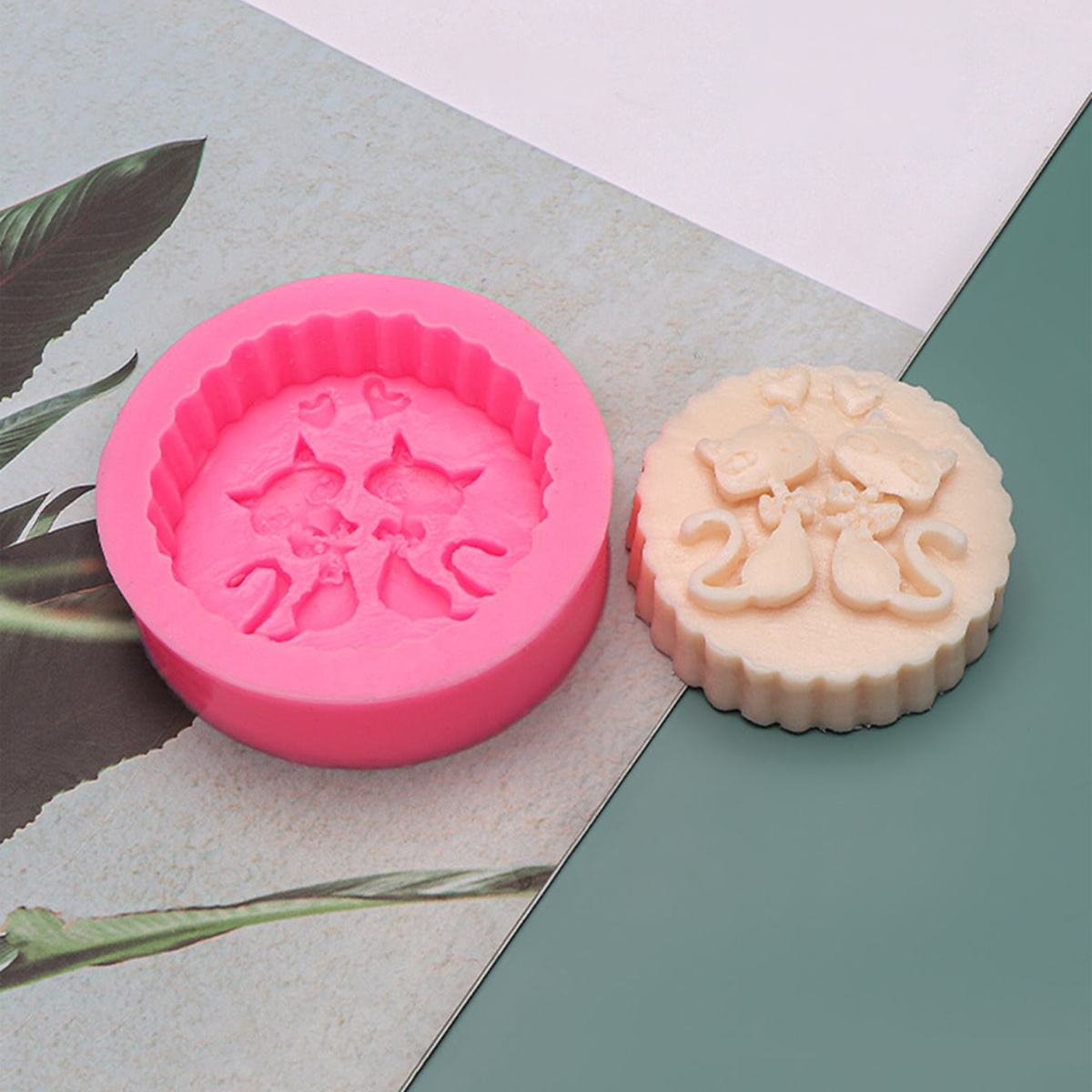 1-Piece Silicone Cat Soap Mold - Candle Making Course recension och pris