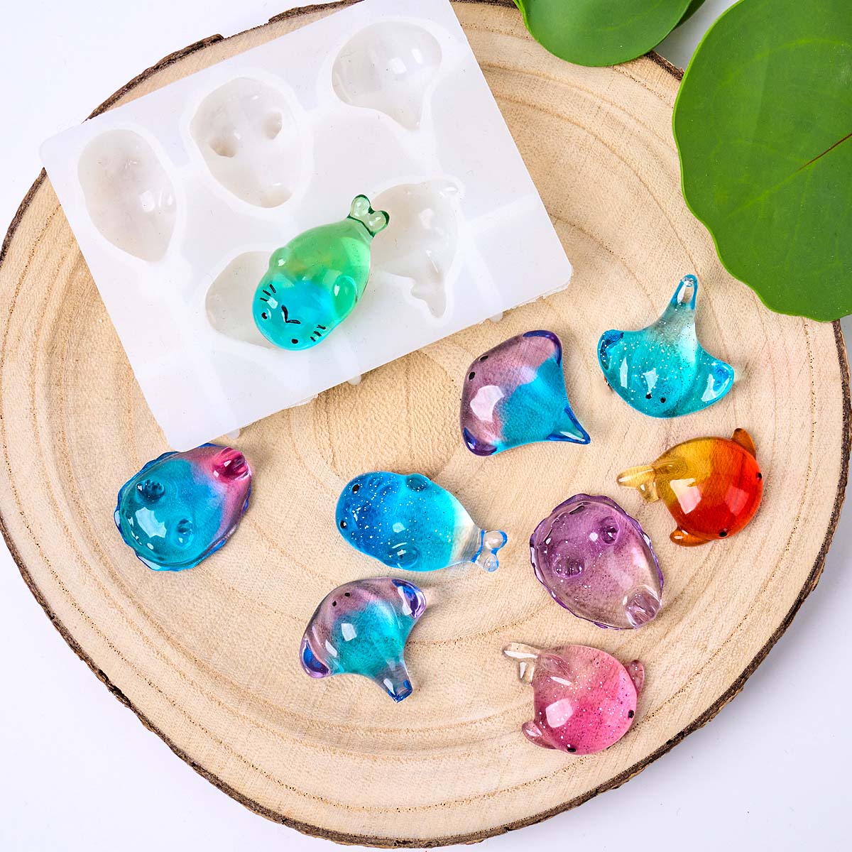 3D Healing Kawaii Manta Ray Wh - Candle Making Equipment recension och pris