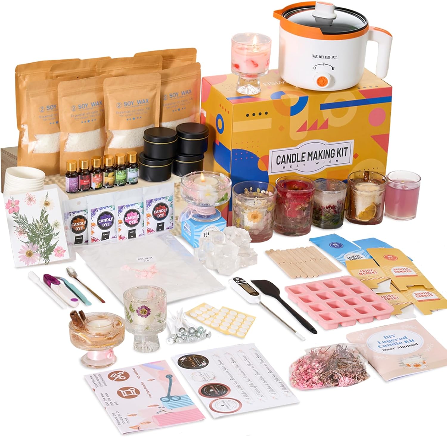 2-in-1 Soy & Jelly Wax DIY Can - Candle Making For Beginners recension och pris