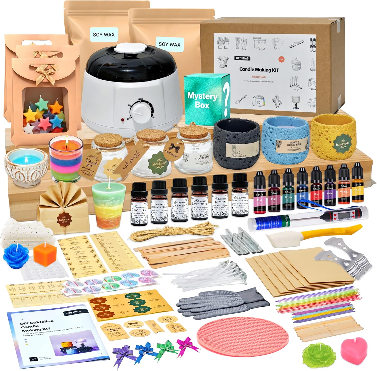 128pcs Candle Making Kit for A - Candle Making For Beginners recension och pris