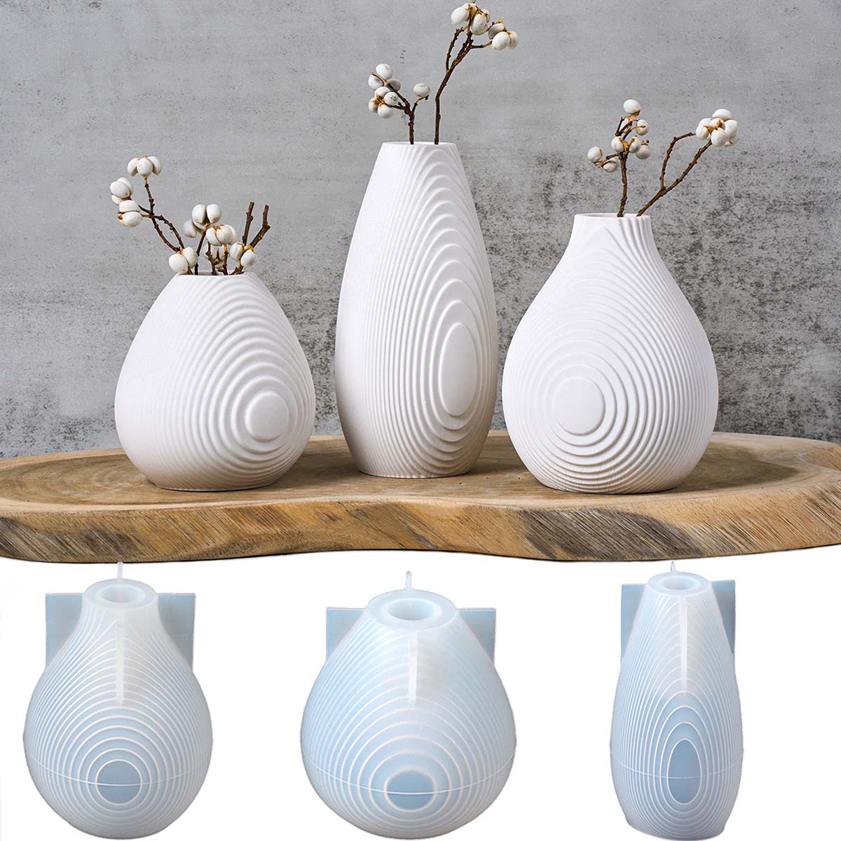 Ripples Vase Silicone Mold DIY - Candle Making Youtube recension och pris