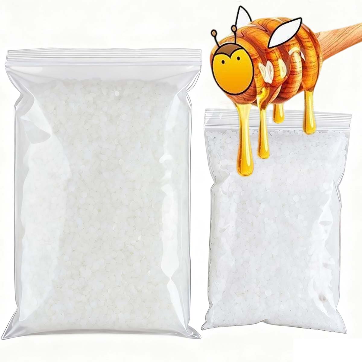 200g-1000g White Beeswax Pure  - Candle Making Course recension och pris
