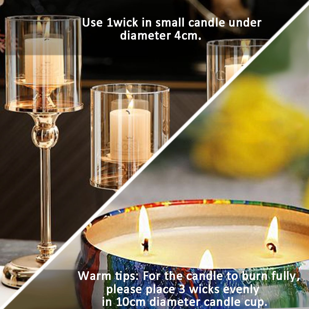 55pcs Flower Candle Wick Wood  - Candle Making Homewood recension och pris