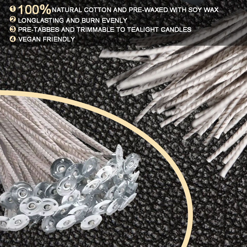 55pcs Flower Candle Wick Wood  - Candle Making Homewood recension och pris