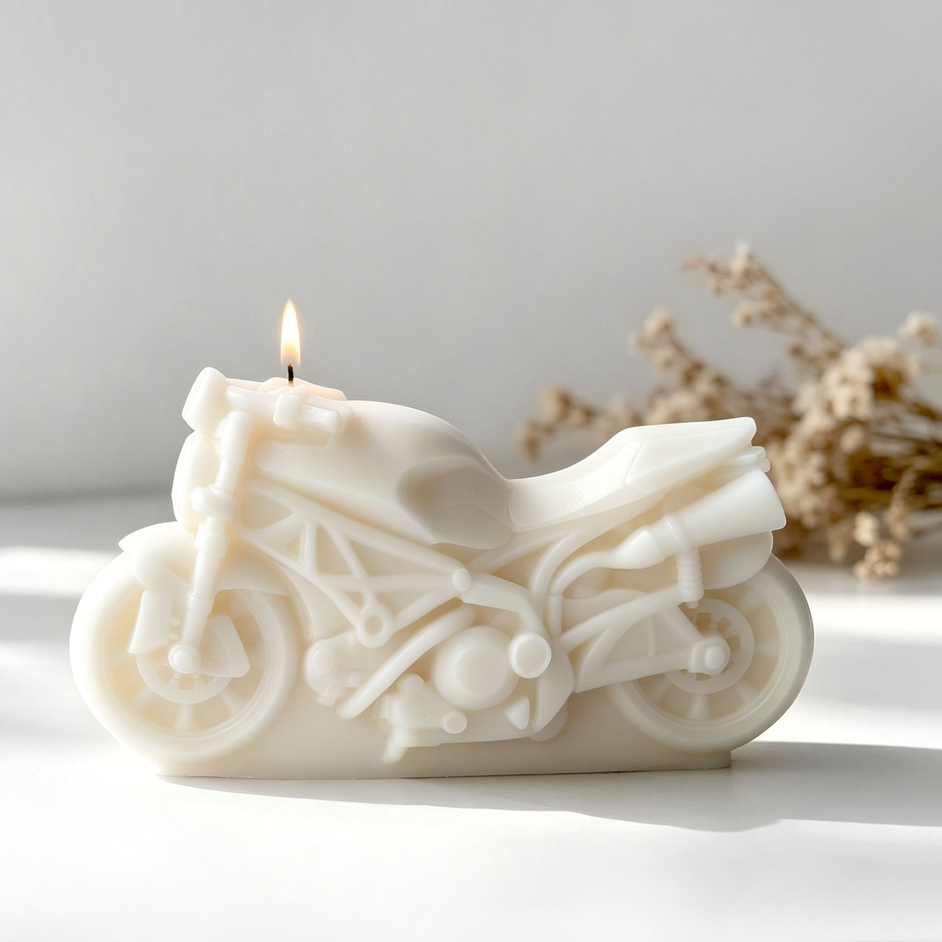 Motorcycle Design Candle Silic - Candle Making Activity recension och pris
