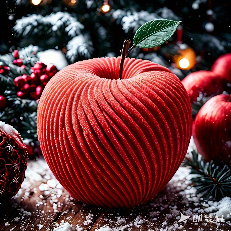 A trendy red apple silicone mo - Candle Making Equipment recension och pris