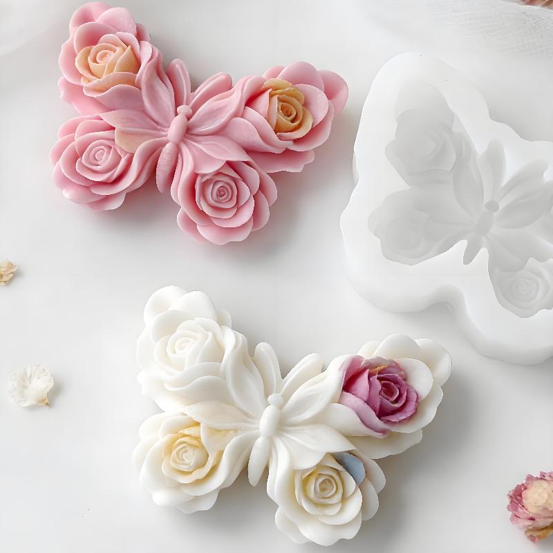 DIY Rose Butterfly Form Silico - Candle Making Equipment recension och pris
