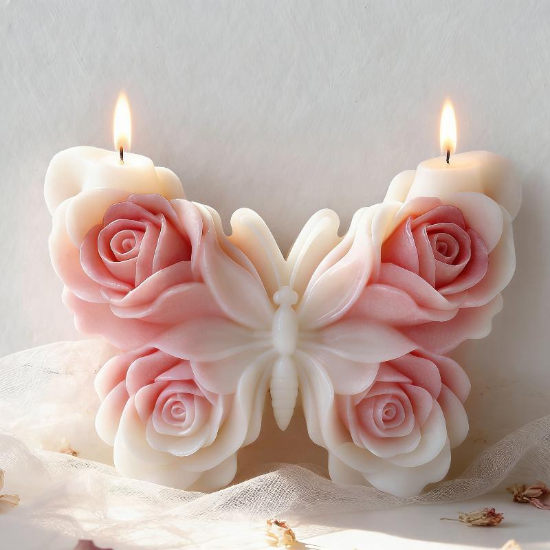 DIY Rose Butterfly Form Silico - Candle Making Equipment recension och pris
