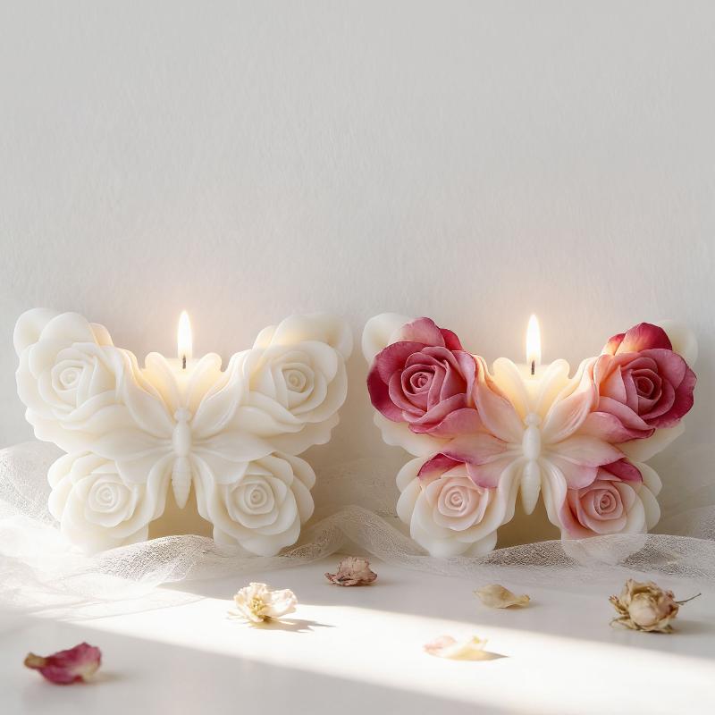 DIY Rose Butterfly Form Silico - Candle Making Equipment recension och pris