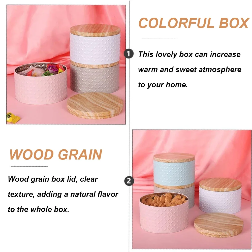 Tea Storage Jar Wood Grain Tin - Candle Making Homewood recension och pris