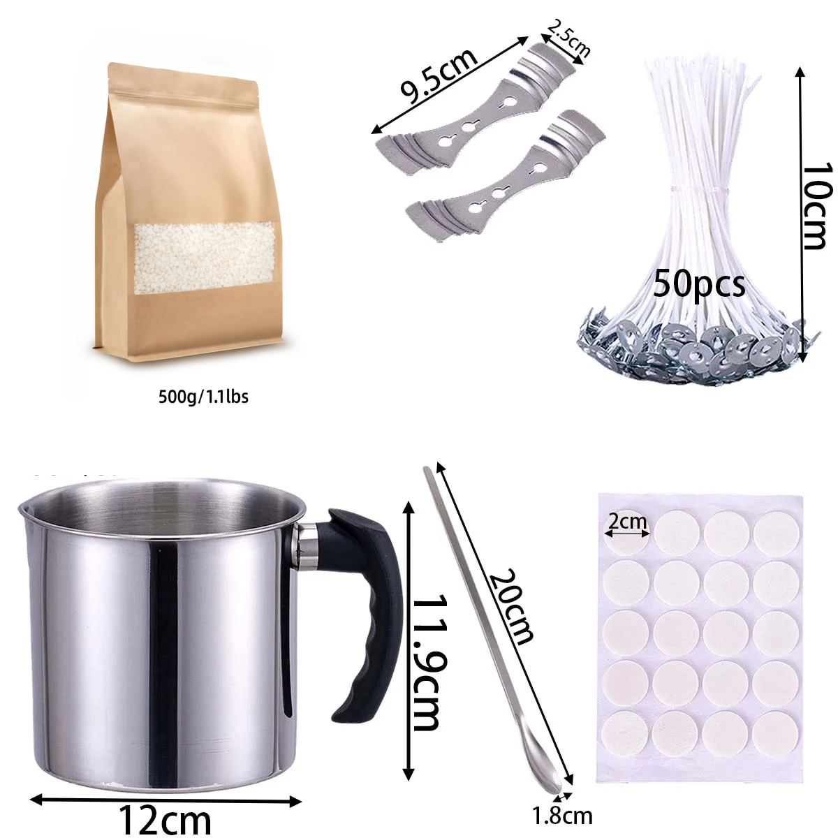 DIY Scented Candle Making Tool - Candle Making Vessels recension och pris